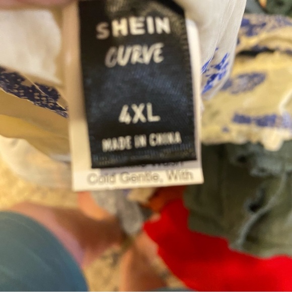 Shein Curve Tube Top Wide Leg Pants Matching Set  4X  (20) - Picture 8 of 9